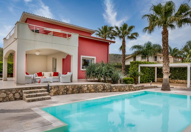 Villa a Scopello - Villa Jacqueline con piscina privata 8 posti letto