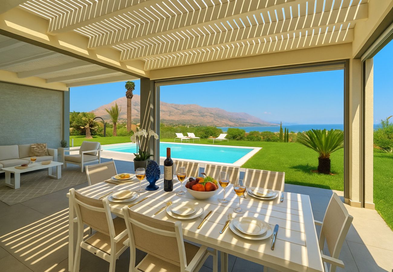 Villa a Scopello - Villa La Rocca con piscina privata